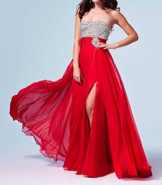 Mac Duggal - Strapless Sweetheart Prom Dress