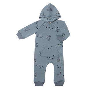 Ettie + H - Boy's Parker Yeti Hooded Romper