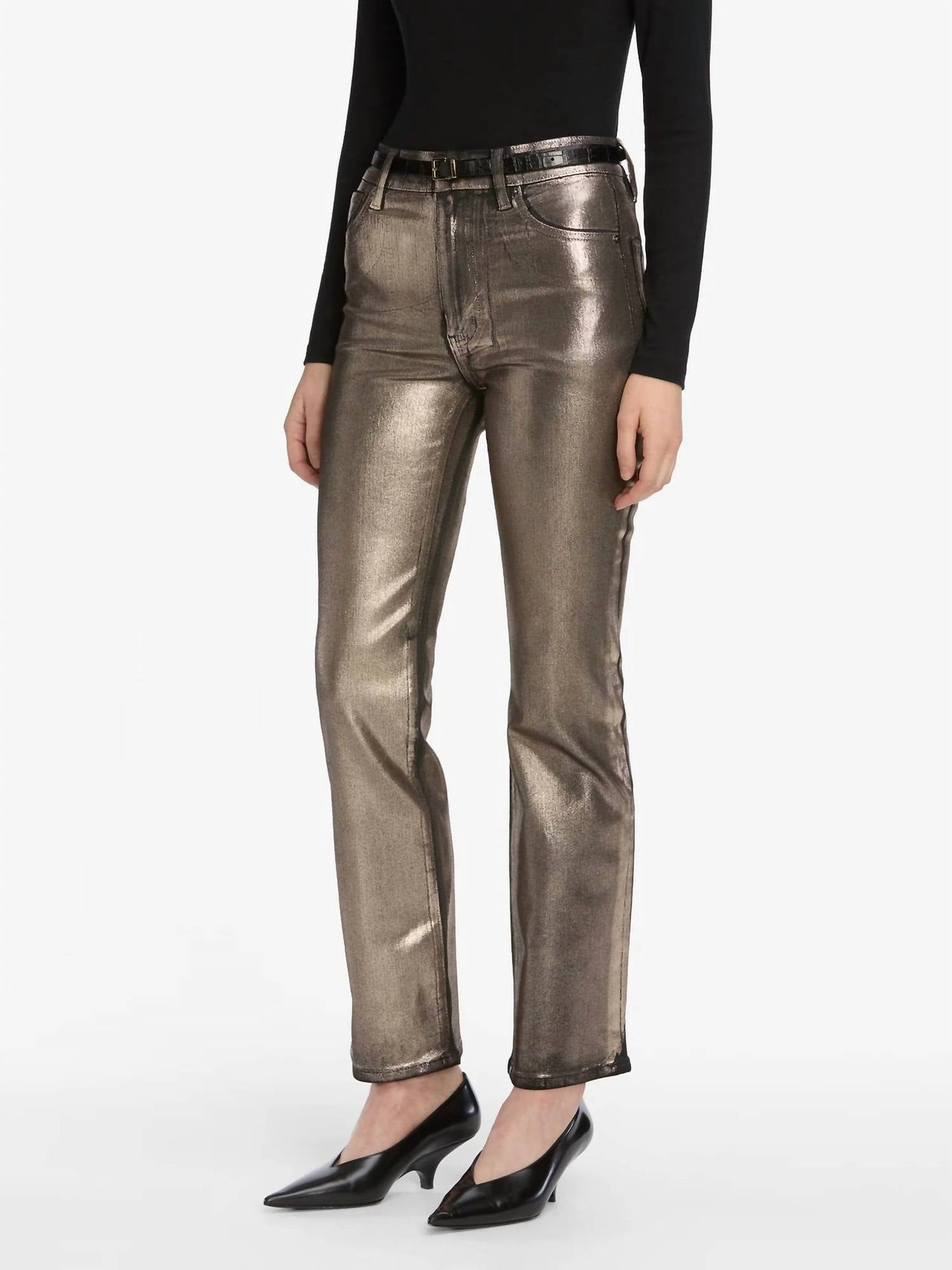 Frame - Bootcut Reboot Coated Pants