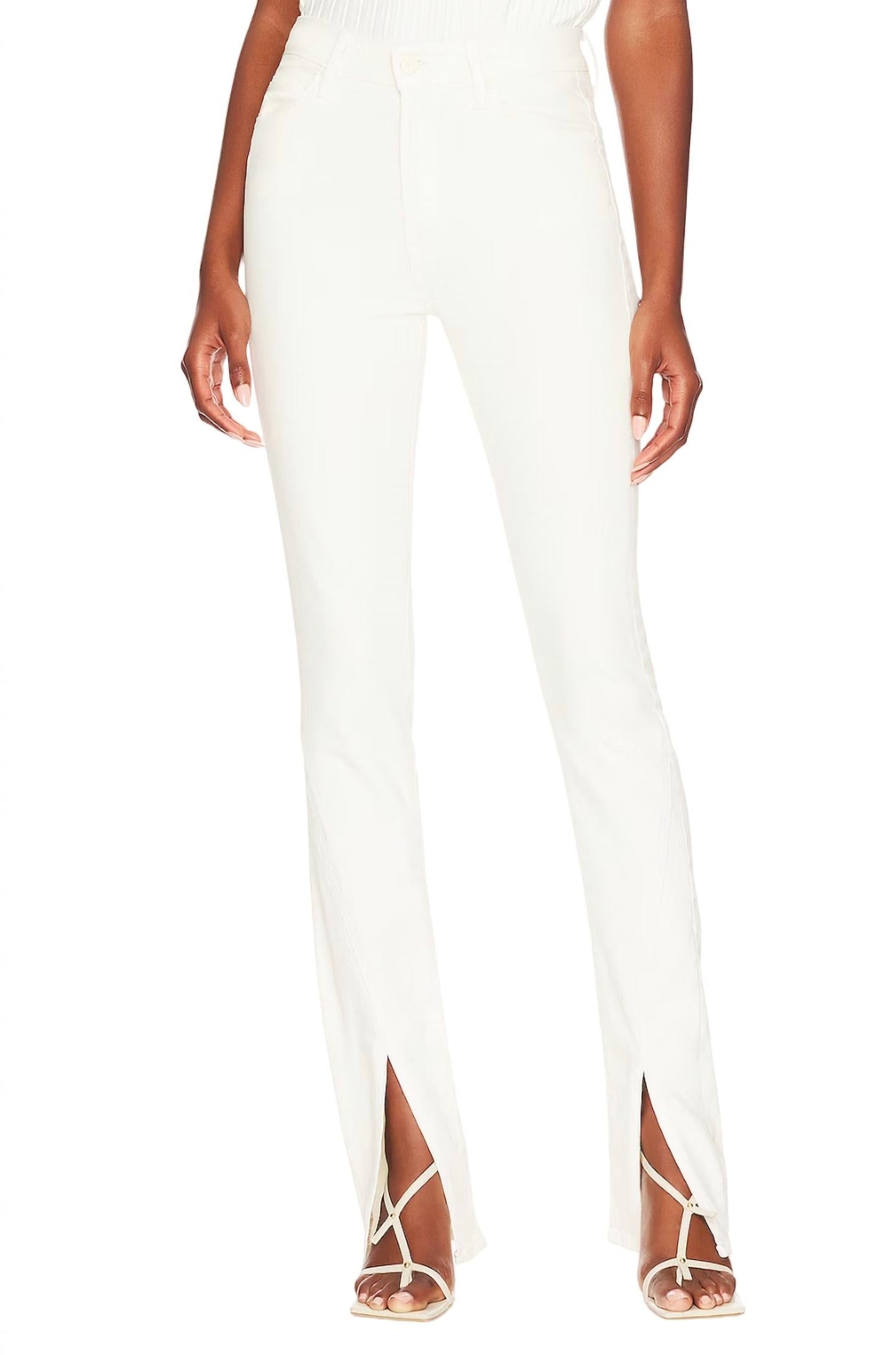 Mother - The Rascal Sliced Up Heel Pant