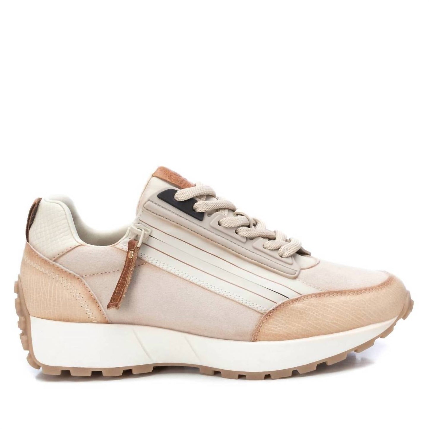 Xti - WOMEN'S CASUAL LEATHER SNEAKERS