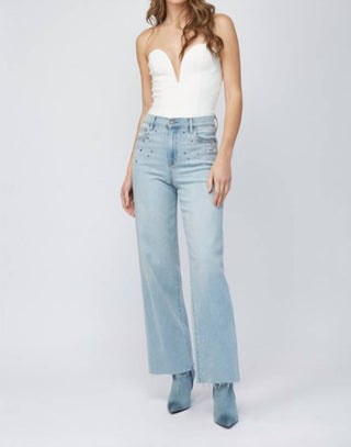 Hidden - Logan High Rise Dad Wide Leg Jeans