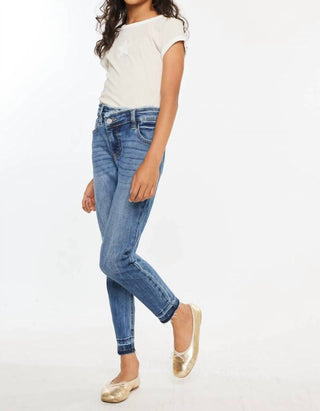 Kancan - High Rise Ankle Skinny Jeans