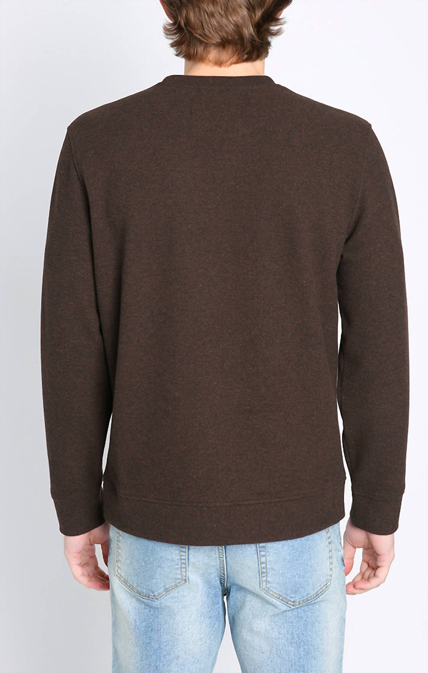 Jachs New York - Wool Blend Soft Long Sleeve Crewneck Sweater