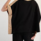 Ee:Some - Color Block Short Sleeve Top
