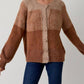 Sunday - Embroidered Button Gradient Cardigan