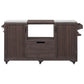 K&K 66.5' Outdoor Kitchen Island for Big Green Egg Grills