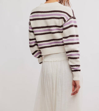 Free People - Lila Stripe Cardigan