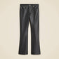 J.Crew - Faux Leather High-rise Bootcut Pant
