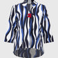 Joseph Ribkoff - Woven Abstract Print Trapeze Top