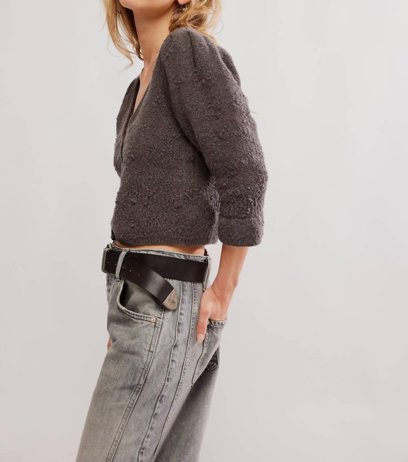 Free People - GEO FLORAL CARDIGAN
