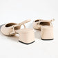 Sam Edelman - Women's Tarra Two-tone Block-heel Slingback Sandal