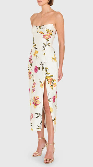 Amanda Uprichard - Ivy Strapless Midi Dress