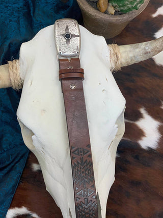 Hooey - Women's Dakota 1.5" Leather Belt