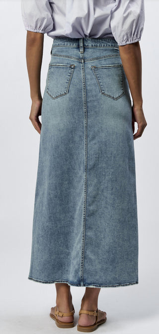 Dear John Denim - VIANNA CLEAN HEM FRONT SLIT DENIM SKIRT
