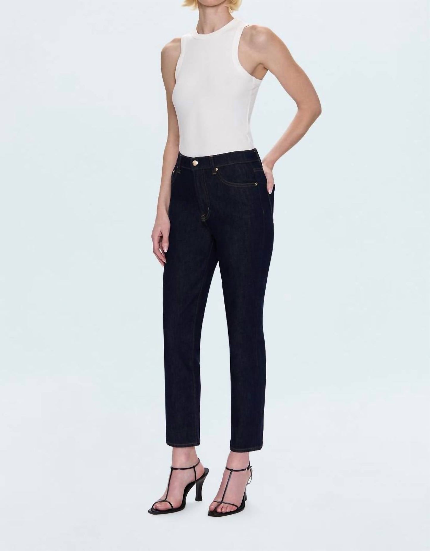 Pistola - Bri High Rise Slim Straight Ankle Length Jean
