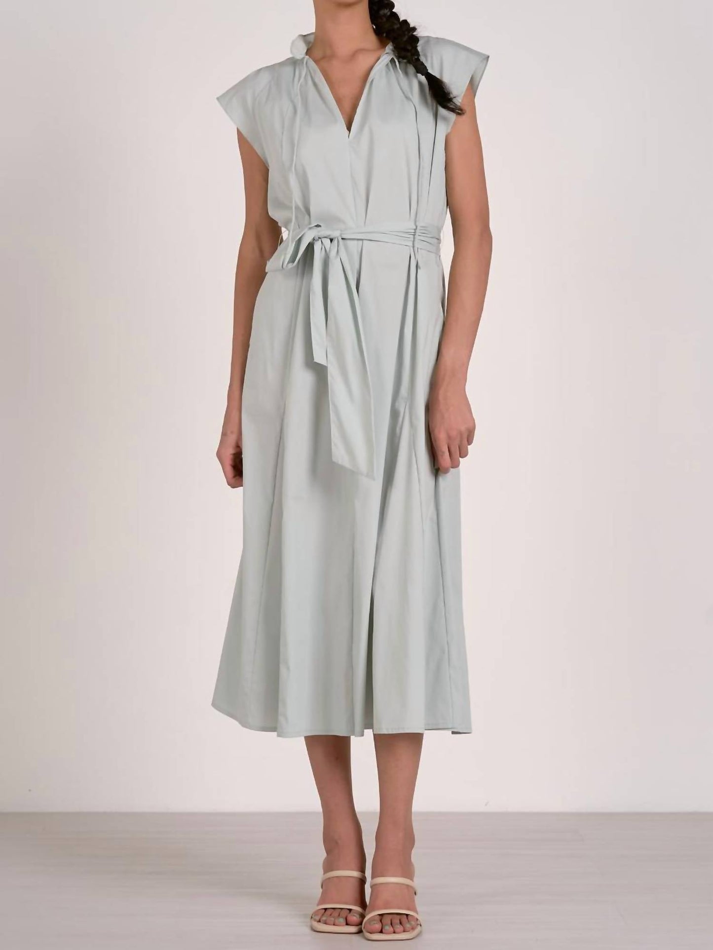Elan - Cecelia Mint Cap Sleeve Dress