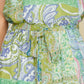 She + Sky - Chiffon Patchwork Tiered Maxi Dress
