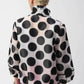 Joseph Ribkoff - Polka-dot Relaxed Fit Jacket