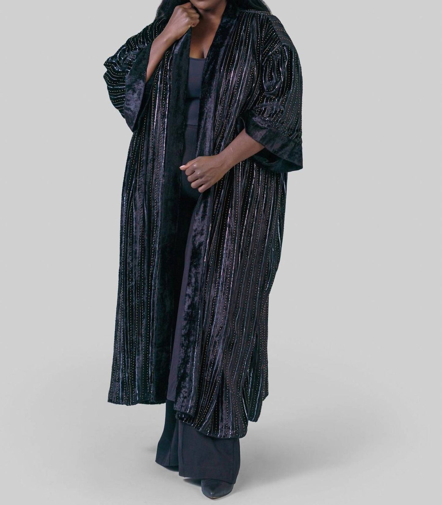 -Bl^Nk- - Dayton Coverup Cardigan - Plus