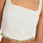 Amanda Uprichard - Jace Fringe Beaded Top