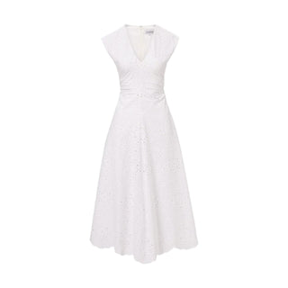 Veronica Beard - Aven Eyelet Midi Dress