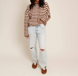 Pistola - Lexi Mid Rise Bowed Straight Jean