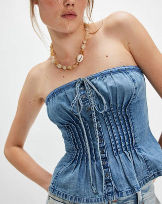 Free People - Wink Wink Denim Tube