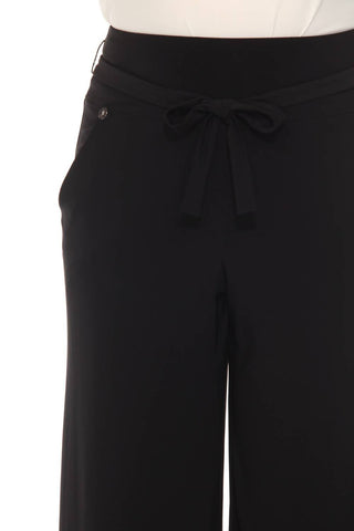 Joseph Ribkoff - Belted Pull On Wide Leg Pants