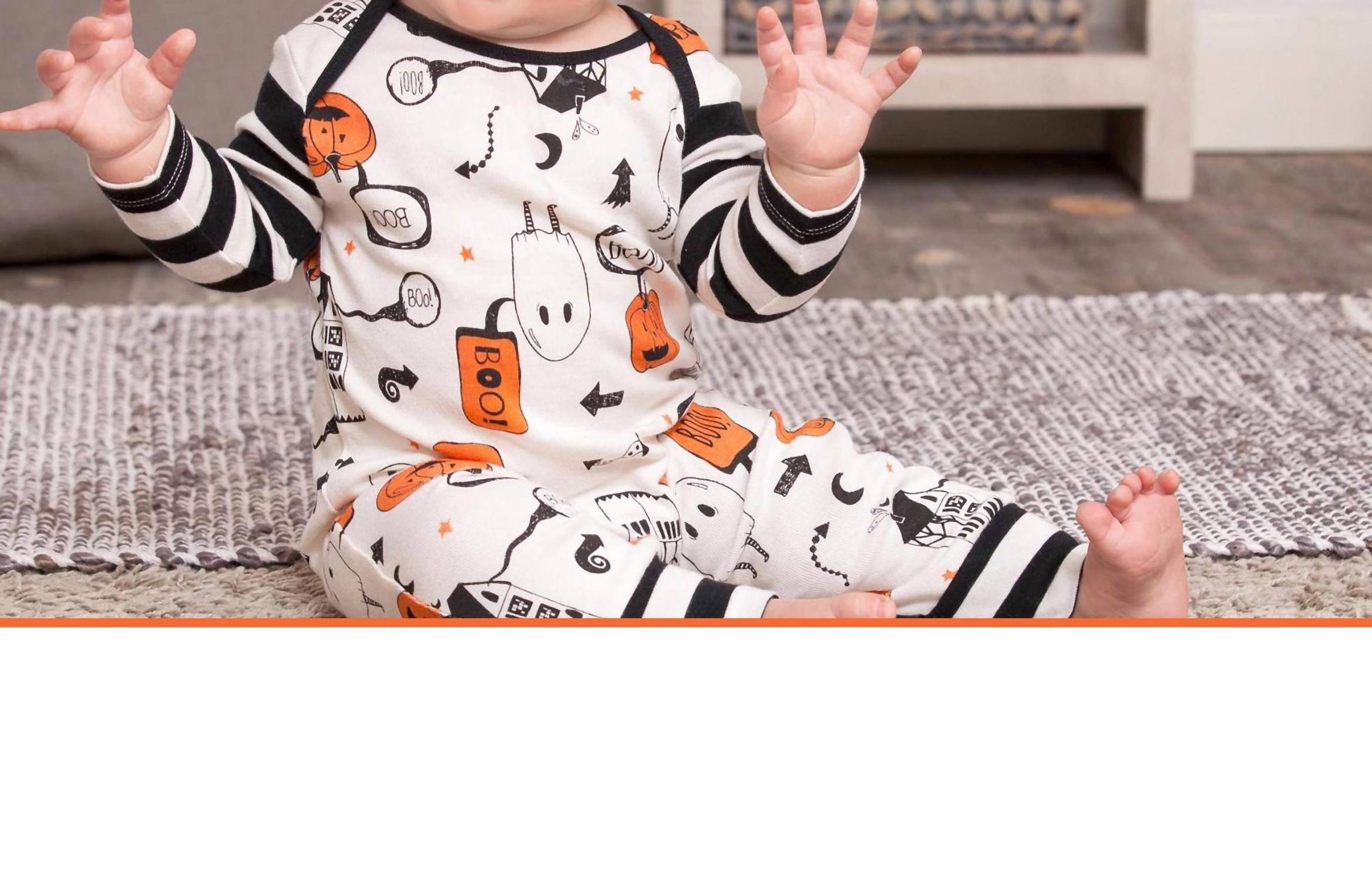 Tesa Babe - Tesa Babe "Peek-A-Boo!" Halloween Romper for Baby Girls and Baby Boys