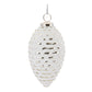 Frosted Glass Pinecone Ornament (Set of 4)