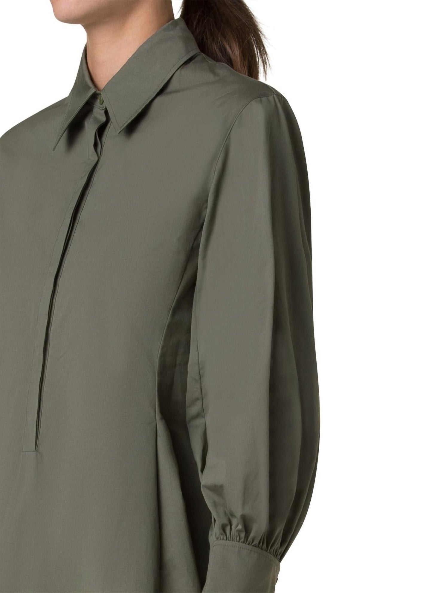 Akris Punto - Flared Skirt Poplin Dress