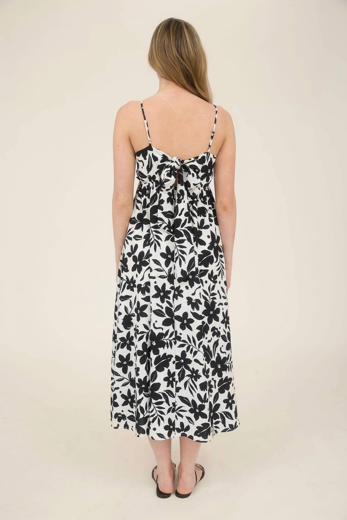 Blu Pepper - Black Floral Dress
