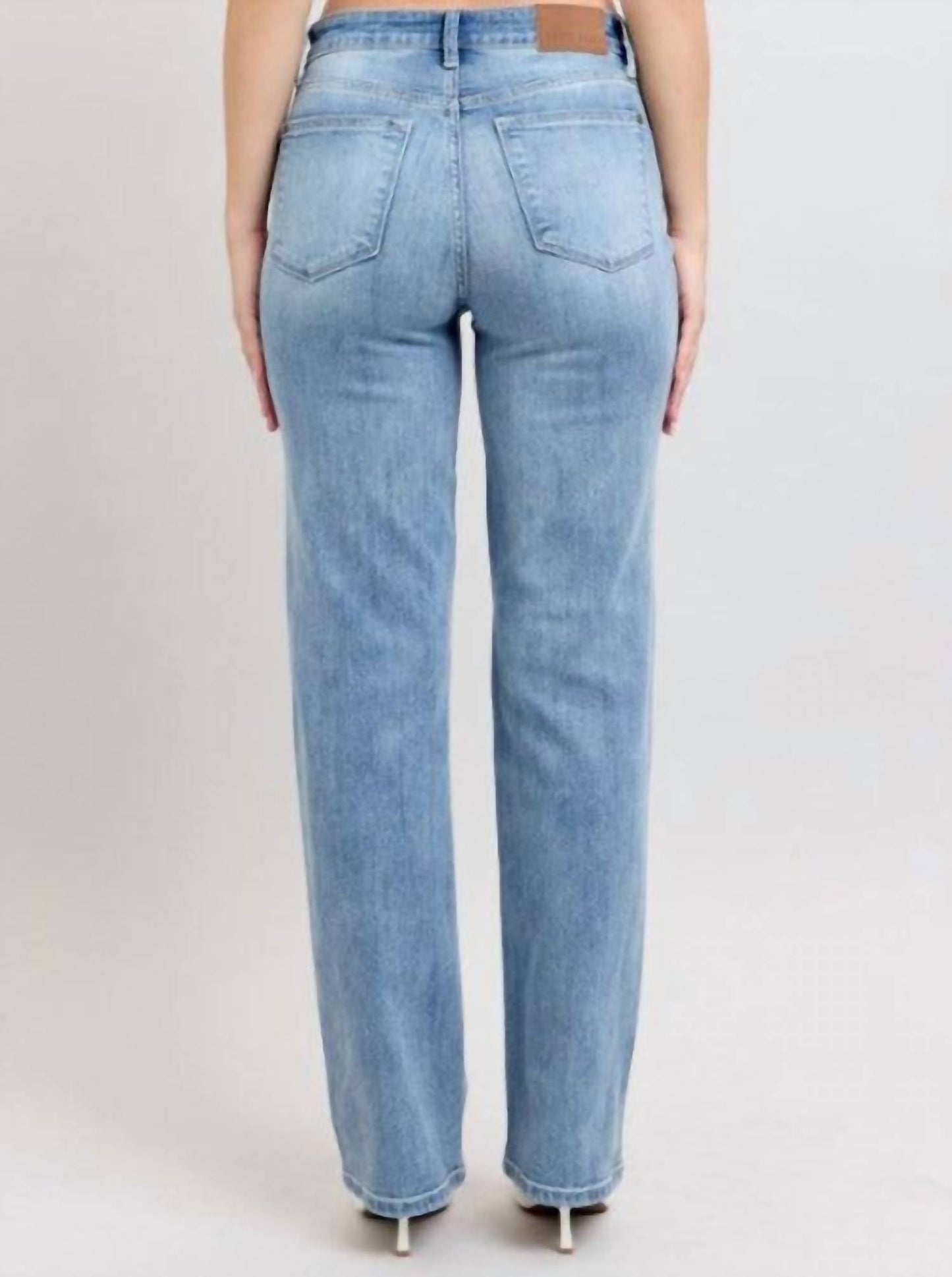 Judy Blue - High-rise Straight Leg Dad Jean