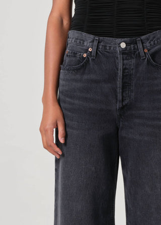 Agolde - Dame High Rise Wide Leg No Cuff Jeans
