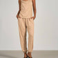 Elan - SPAGHETTI STRAPS DRAPE FRONT TOP
