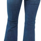 Judy Blue - High Rise Control Top Distressed Flare Jeans