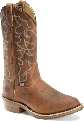 Double-H Boots - Men's Dylan Brown Ice Work Western Boots - B Width