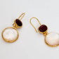 Avenue Chic - Women's Antique Pearl Earrings