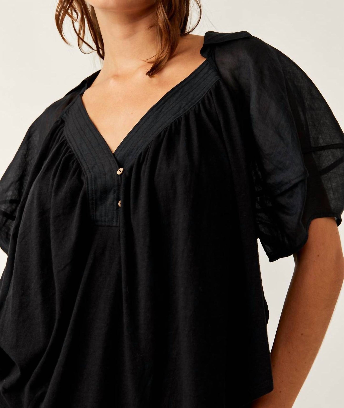 Free People - SUNRAY BABYDOLL TOP