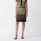 Joseph Ribkoff - Geometric Print Short Sleeve Shift Dress