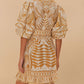 Farm Rio - Lace Nature Mini Dress