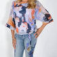 Frank Lyman - Woven Chiffon Overlay Top