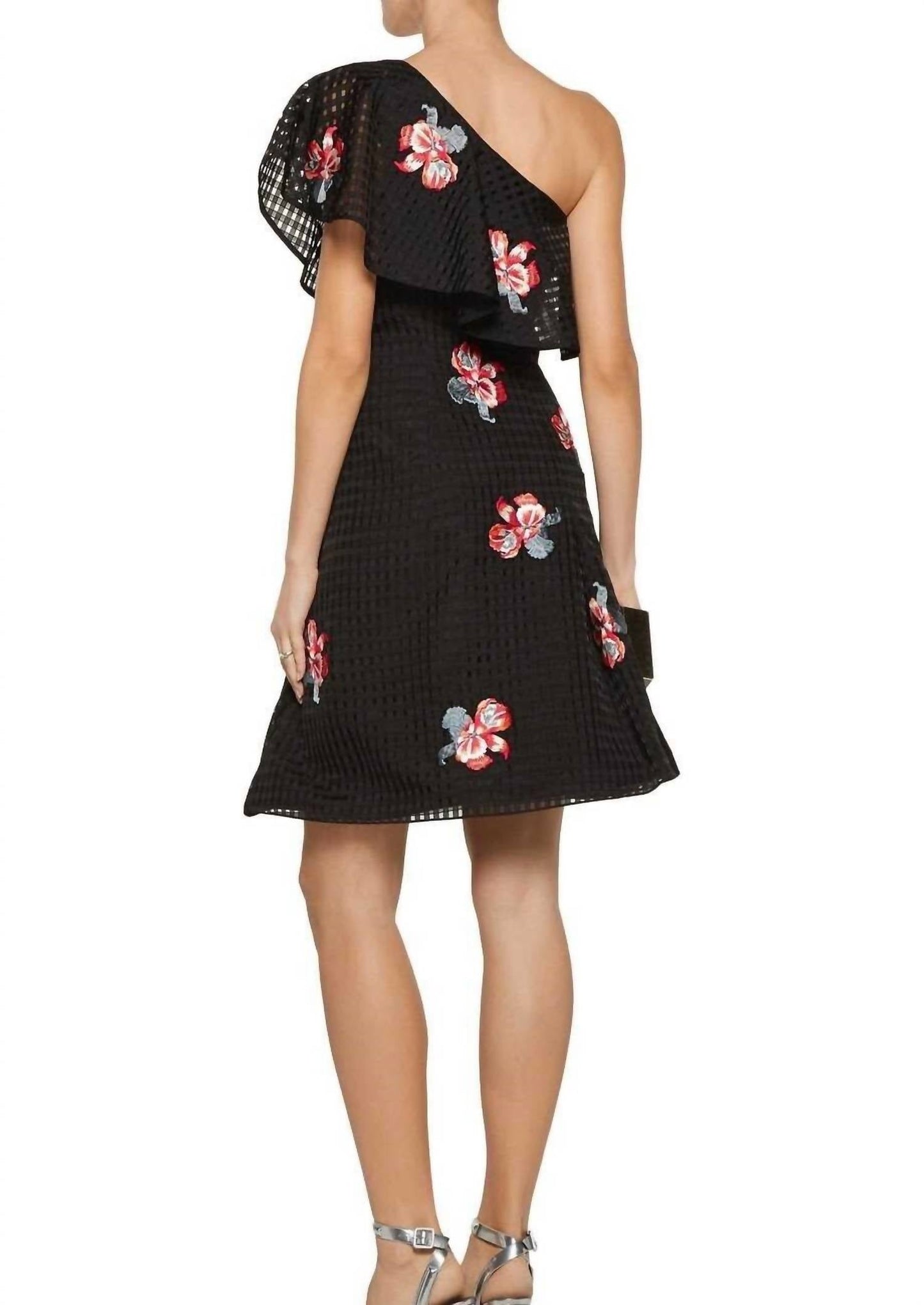 Sachin & Babi - Anita Embroidery One Shoulder Dress