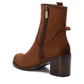 Xti - Women's Suede Block Heel Booties