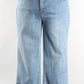 Charlie B - Embroidered Cuff Cropped Jean