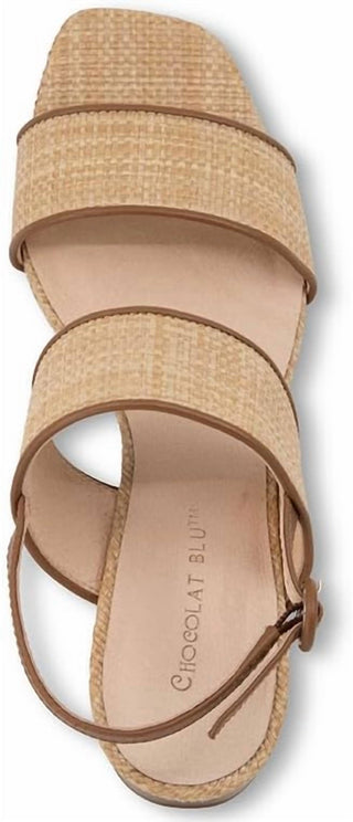 Chocolat Blu - Women Darla Double Strap Block Sandal