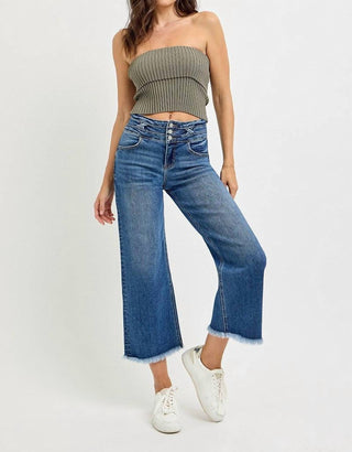 Risen - High Rise Crop Jeans