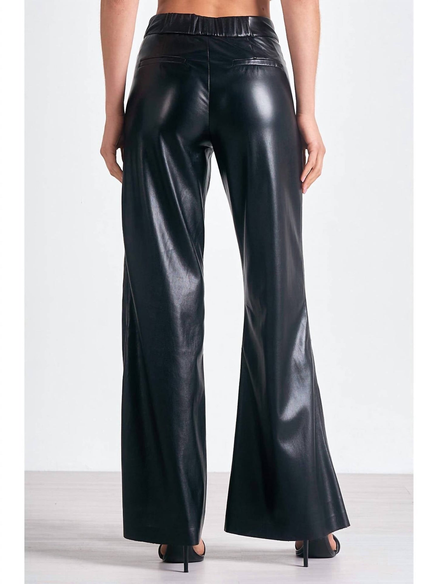Elan - High Waist Flair Leg Pants