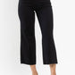 Judy Blue - Tummy Control Raw Hem Crop Wide Leg Jeans
